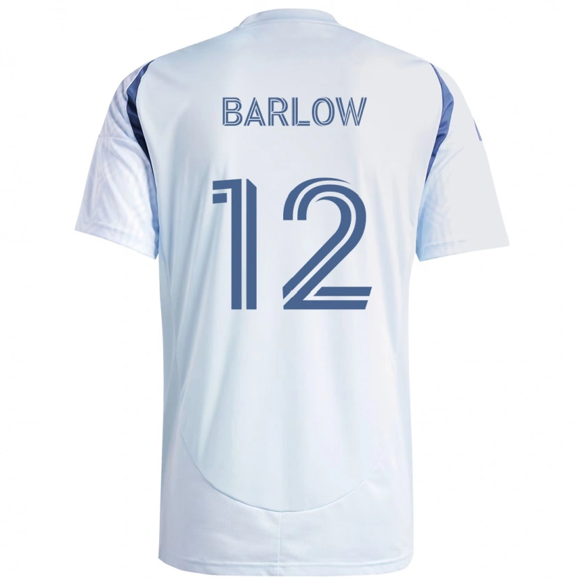 Danxen Homem Camisola Tom Barlow #12 Azul Celeste Claro Azul Alternativa 2025/26 Camisa Brasil