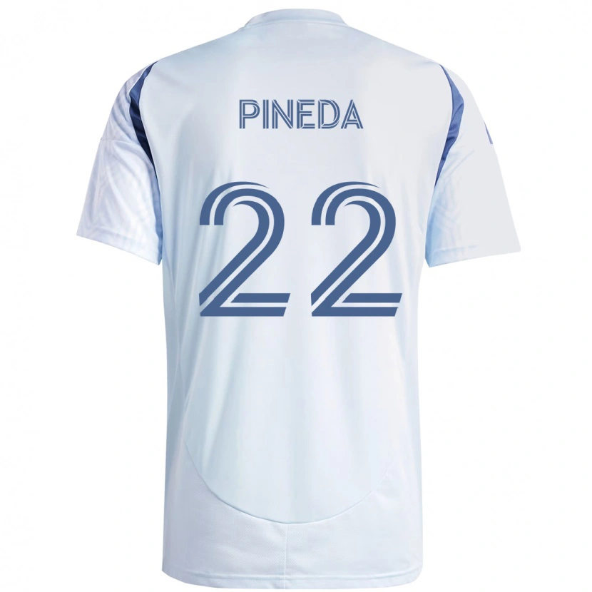 Danxen Homem Camisola Mauricio Pineda #22 Azul Celeste Claro Azul Alternativa 2025/26 Camisa Brasil