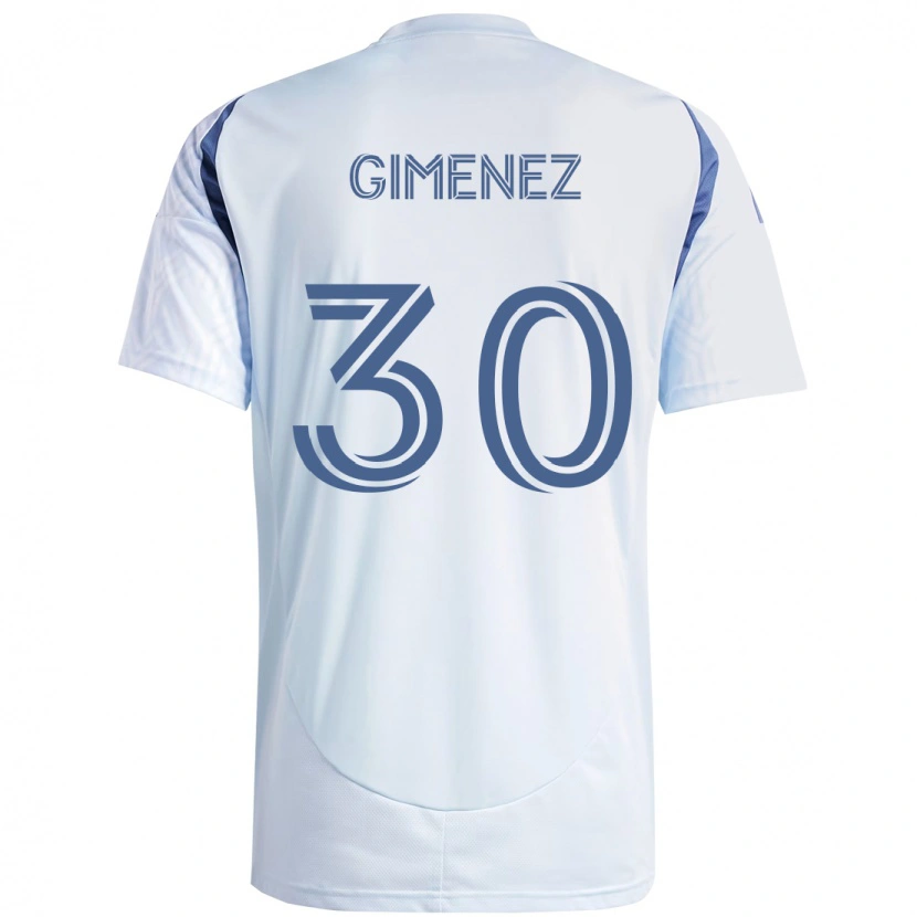 Danxen Homem Camisola Gastón Giménez #30 Azul Celeste Claro Azul Alternativa 2025/26 Camisa Brasil