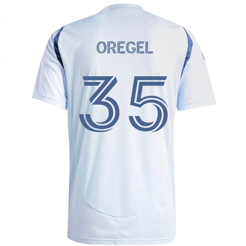 Danxen Homem Camisola Sergio Oregel #35 Azul Celeste Claro Azul Alternativa 2025/26 Camisa Brasil