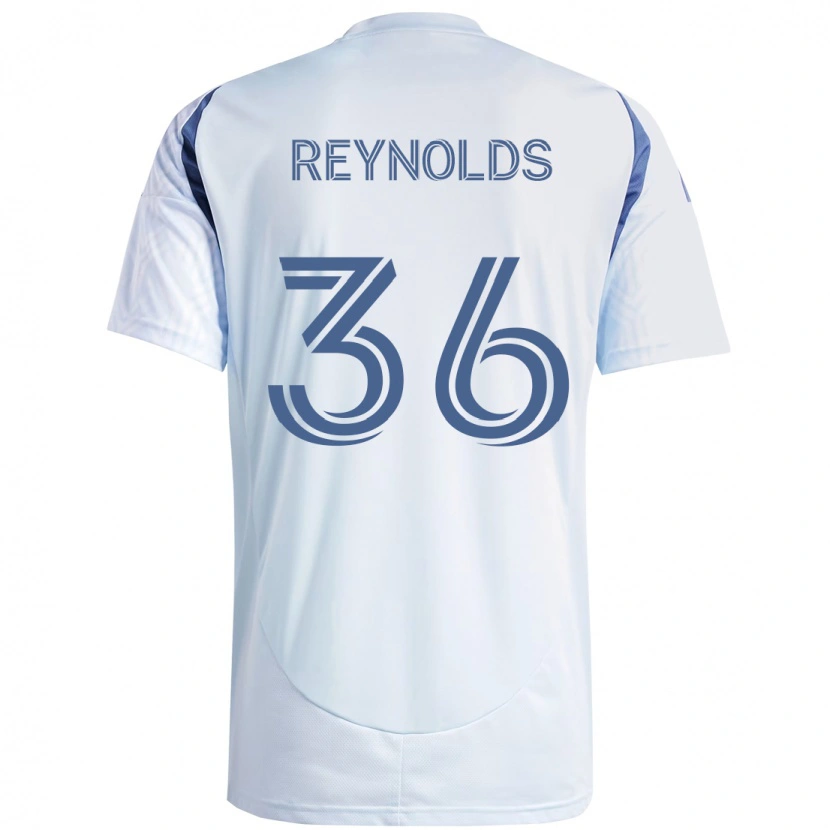 Danxen Homem Camisola Justin Reynolds #36 Azul Celeste Claro Azul Alternativa 2025/26 Camisa Brasil