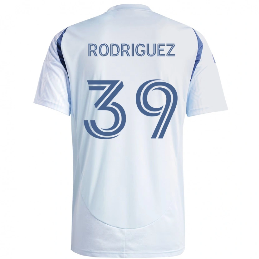 Danxen Homem Camisola Allan Rodriguez #39 Azul Celeste Claro Azul Alternativa 2025/26 Camisa Brasil