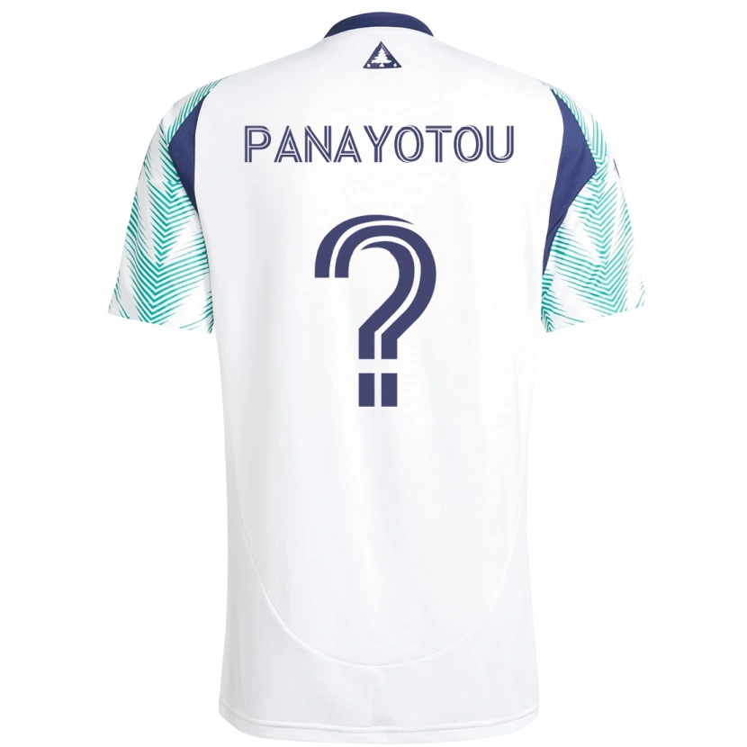 Danxen Homem Camisola Jack Panayotou #0 Branco Azul Alternativa 2025/26 Camisa Brasil