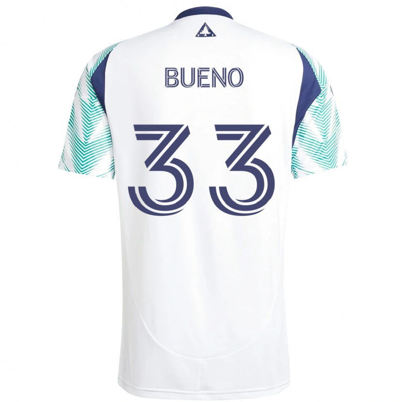 Danxen Homem Camisola Brandonn Bueno #33 Branco Azul Alternativa 2025/26 Camisa Brasil