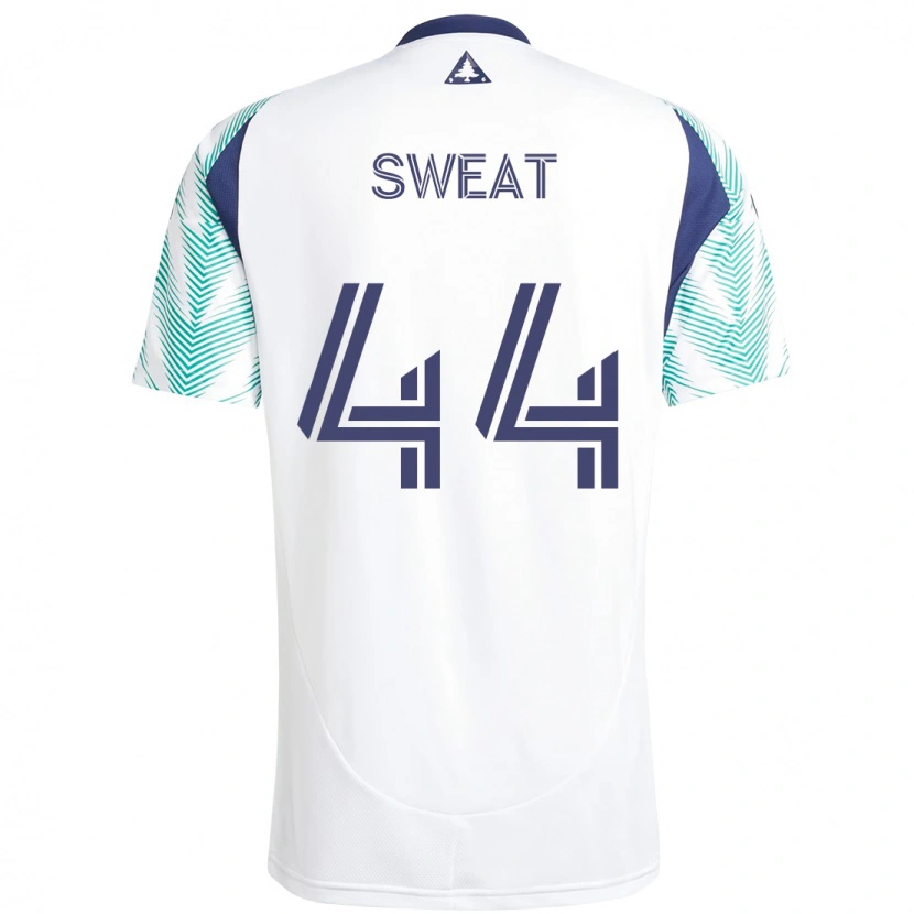 Danxen Homem Camisola Ben Sweat #44 Branco Azul Alternativa 2025/26 Camisa Brasil