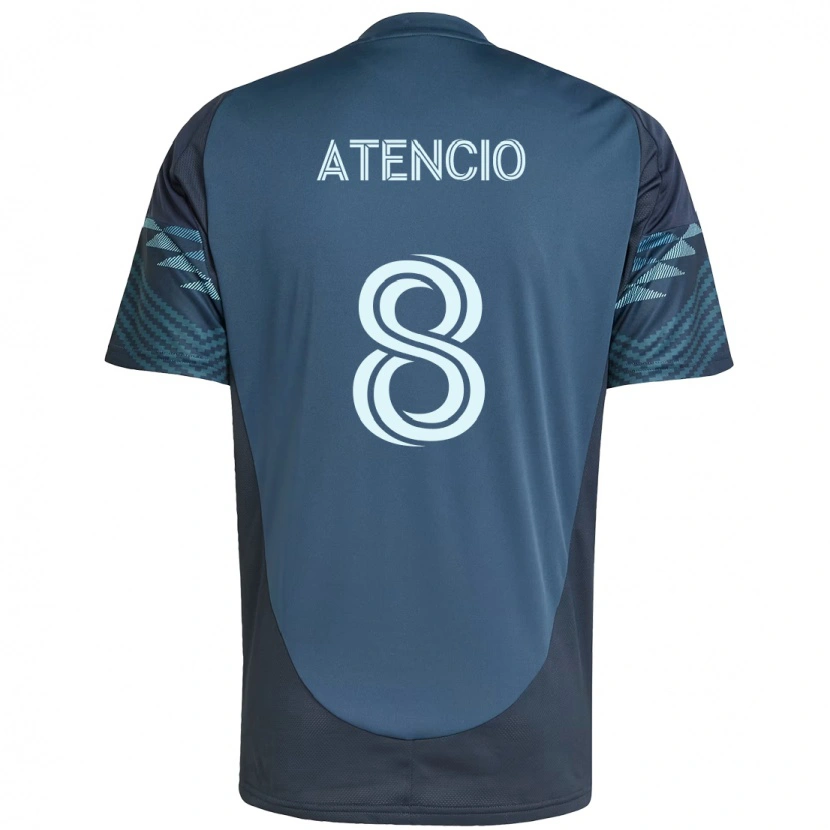 Danxen Homem Camisola Josh Atencio #8 Azul Claro Alternativa 2025/26 Camisa Brasil