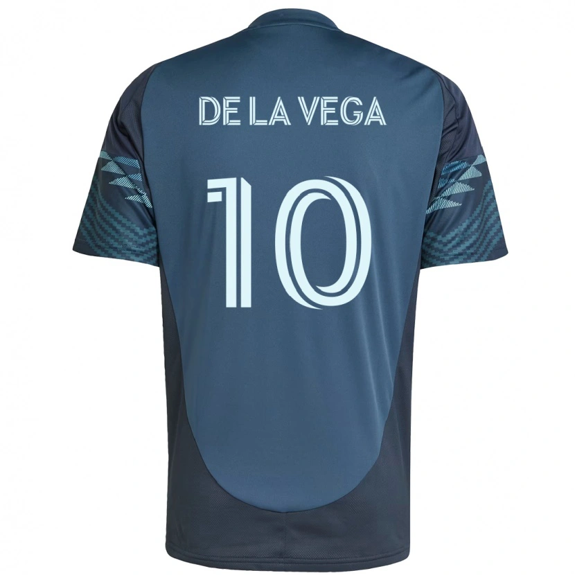 Danxen Homem Camisola Pedro De La Vega #10 Azul Claro Alternativa 2025/26 Camisa Brasil