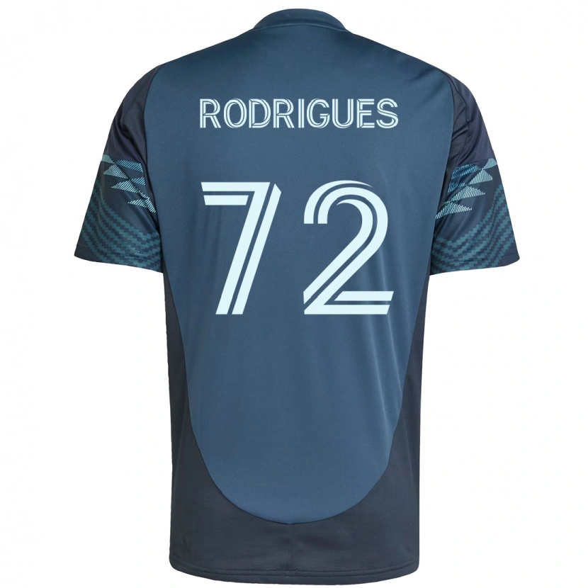 Danxen Homem Camisola Braudílio Rodrigues #72 Azul Claro Alternativa 2025/26 Camisa Brasil