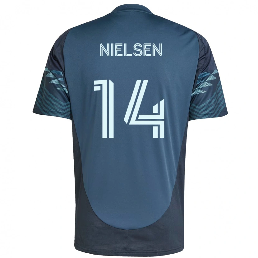 Danxen Homem Camisola Taylor Nielsen #14 Azul Claro Alternativa 2025/26 Camisa Brasil