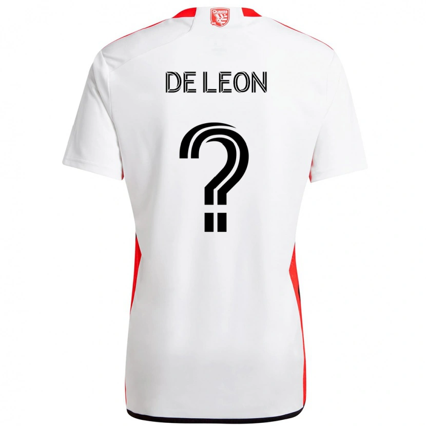 Danxen Homem Camisola Brandon De Leon #0 Branco Vermelho Alternativa 2025/26 Camisa Brasil