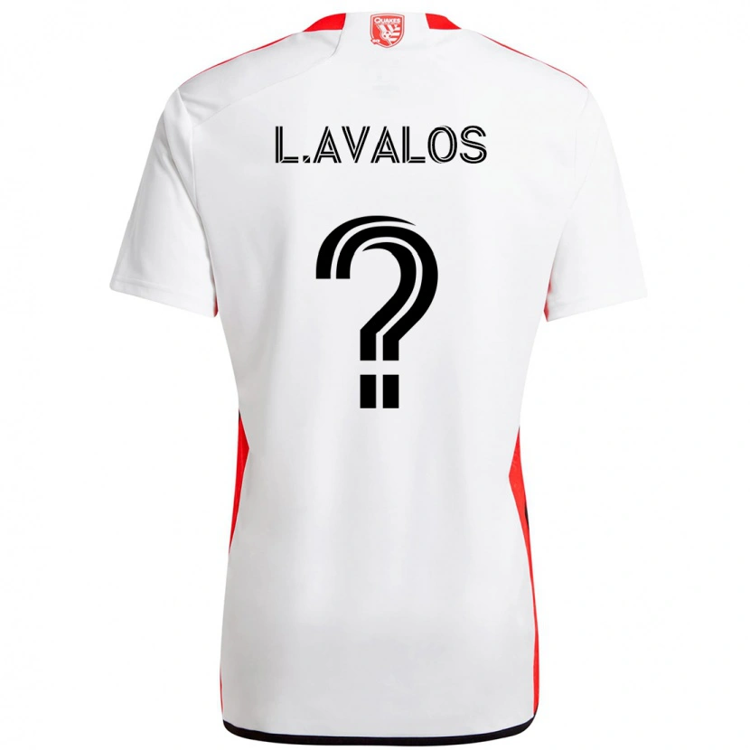 Danxen Homem Camisola Lorenzo Avalos #0 Branco Vermelho Alternativa 2025/26 Camisa Brasil