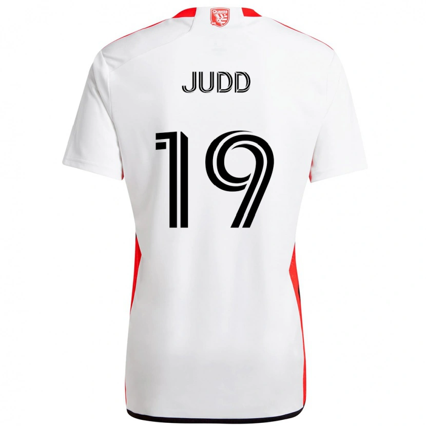 Danxen Homem Camisola Preston Judd #19 Branco Vermelho Alternativa 2025/26 Camisa Brasil