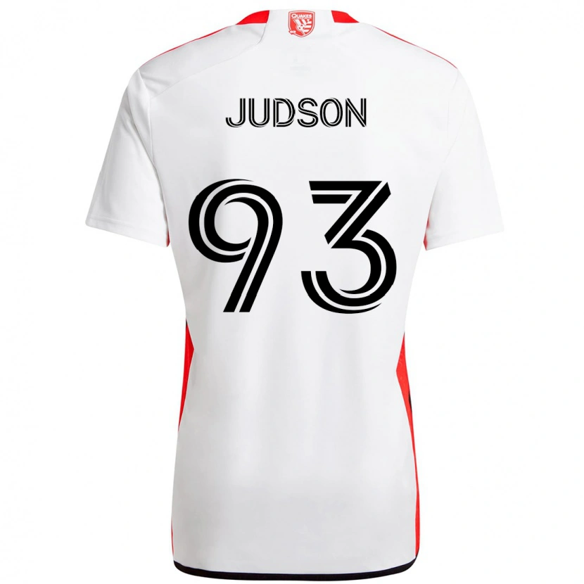 Danxen Homem Camisola Judson #93 Branco Vermelho Alternativa 2025/26 Camisa Brasil