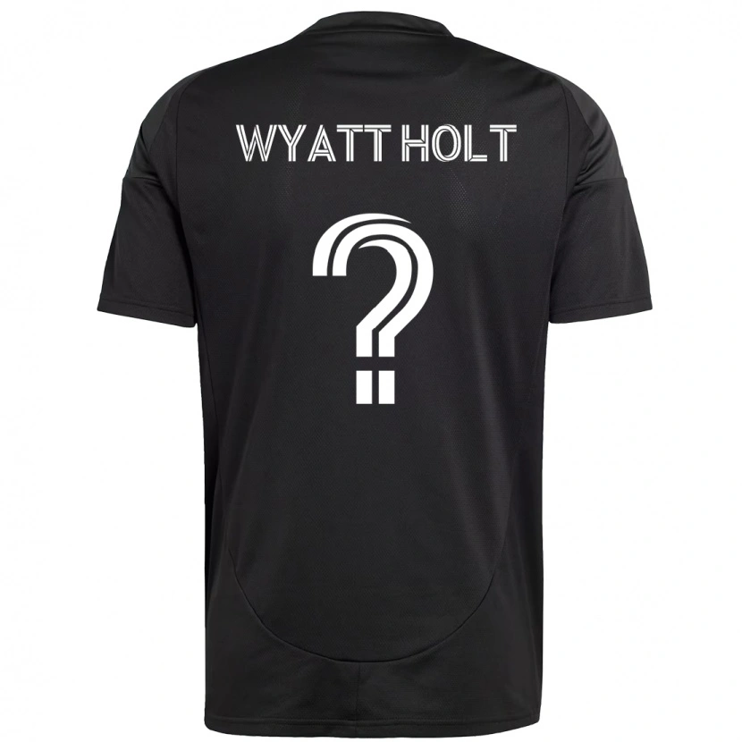 Danxen Homem Camisola Wyatt Holt #0 Preto Branco Alternativa 2025/26 Camisa Brasil