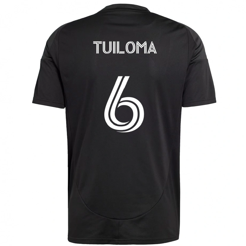 Danxen Homem Camisola Bill Tuiloma #6 Preto Branco Alternativa 2025/26 Camisa Brasil