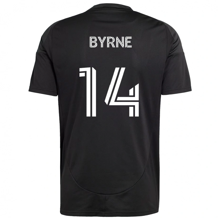 Danxen Homem Camisola Nathan Byrne #14 Preto Branco Alternativa 2025/26 Camisa Brasil