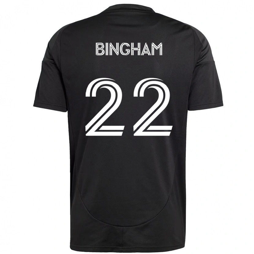 Danxen Homem Camisola David Bingham #22 Preto Branco Alternativa 2025/26 Camisa Brasil