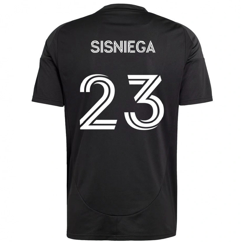 Danxen Homem Camisola Pablo Sisniega #23 Preto Branco Alternativa 2025/26 Camisa Brasil