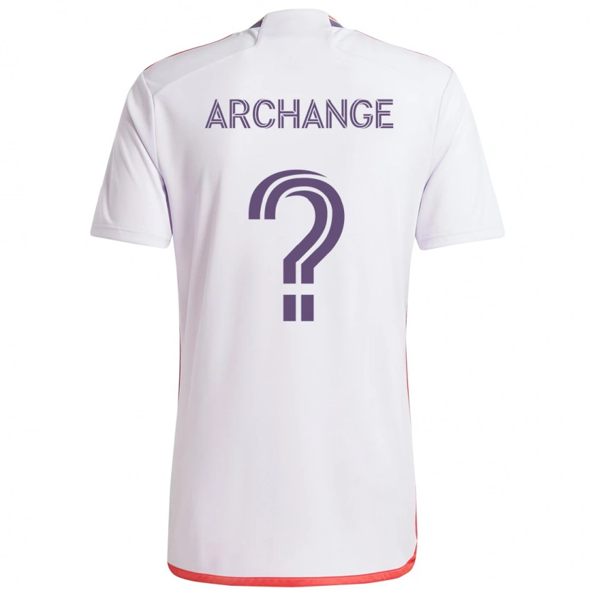 Danxen Homem Camisola Clovis Archange #0 Branco Roxo Alternativa 2025/26 Camisa Brasil