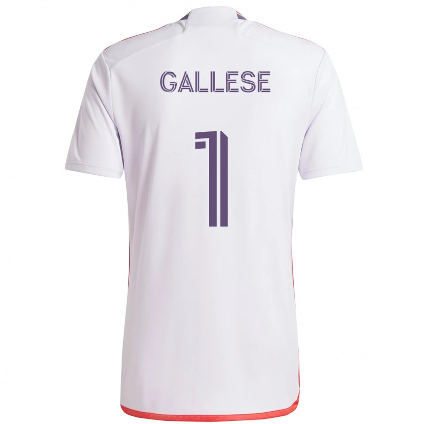 Danxen Homem Camisola Pedro Gallese #1 Branco Roxo Alternativa 2025/26 Camisa Brasil