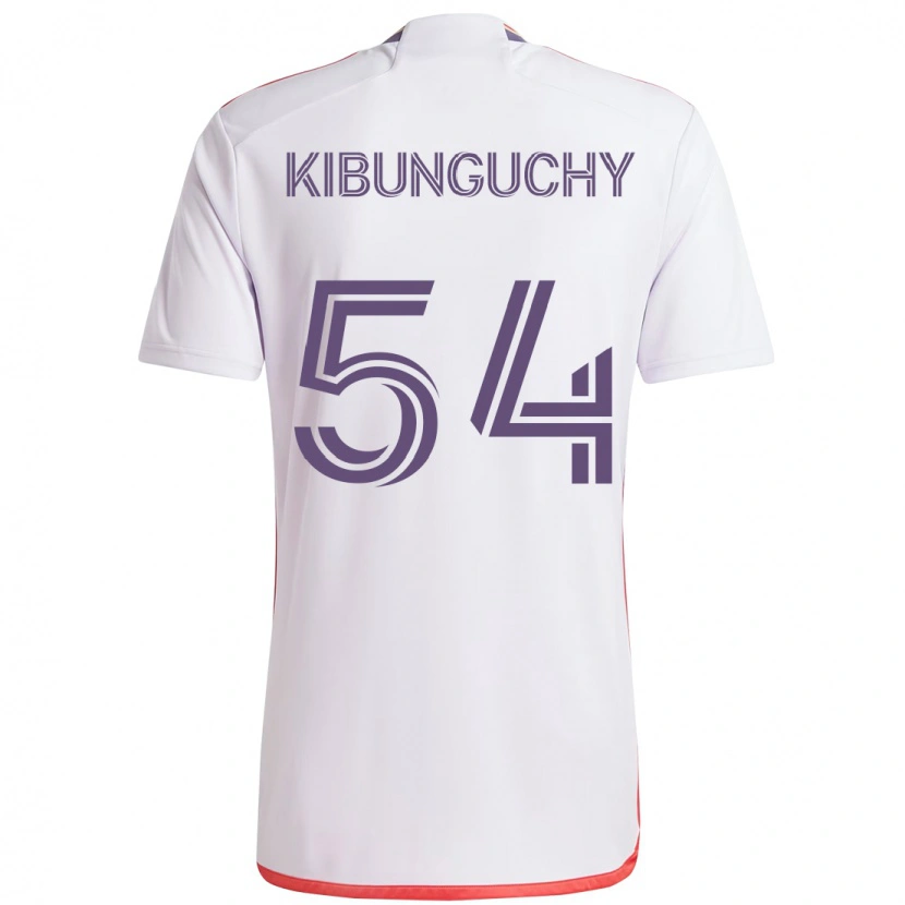 Danxen Homem Camisola Nabi Kibunguchy #54 Branco Roxo Alternativa 2025/26 Camisa Brasil