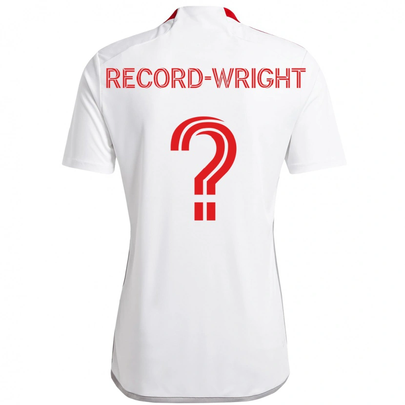 Danxen Homem Camisola Kemari Record-Wright #0 Branco Vermelho Alternativa 2025/26 Camisa Brasil