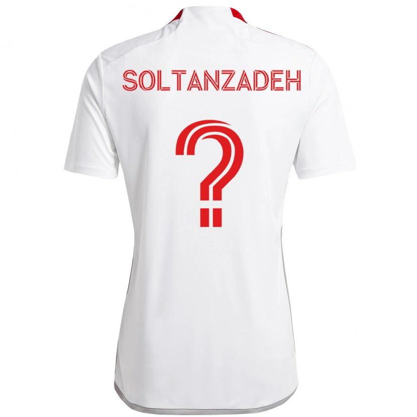 Danxen Homem Camisola Shayan Soltanzadeh #0 Branco Vermelho Alternativa 2025/26 Camisa Brasil