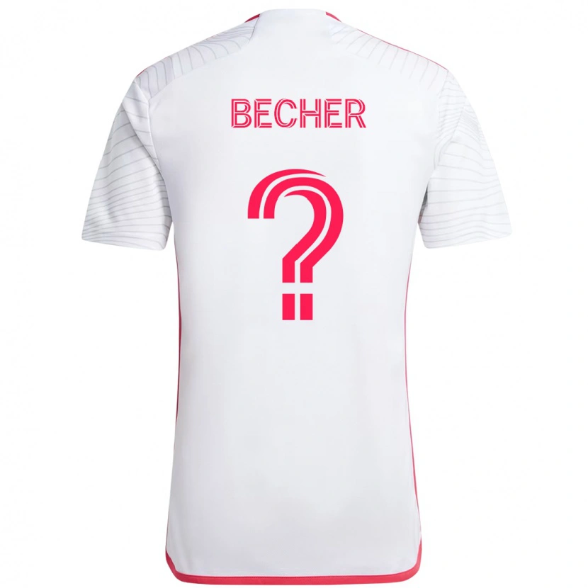 Danxen Homem Camisola Ryan Becher #0 Branco Magenta Alternativa 2025/26 Camisa Brasil