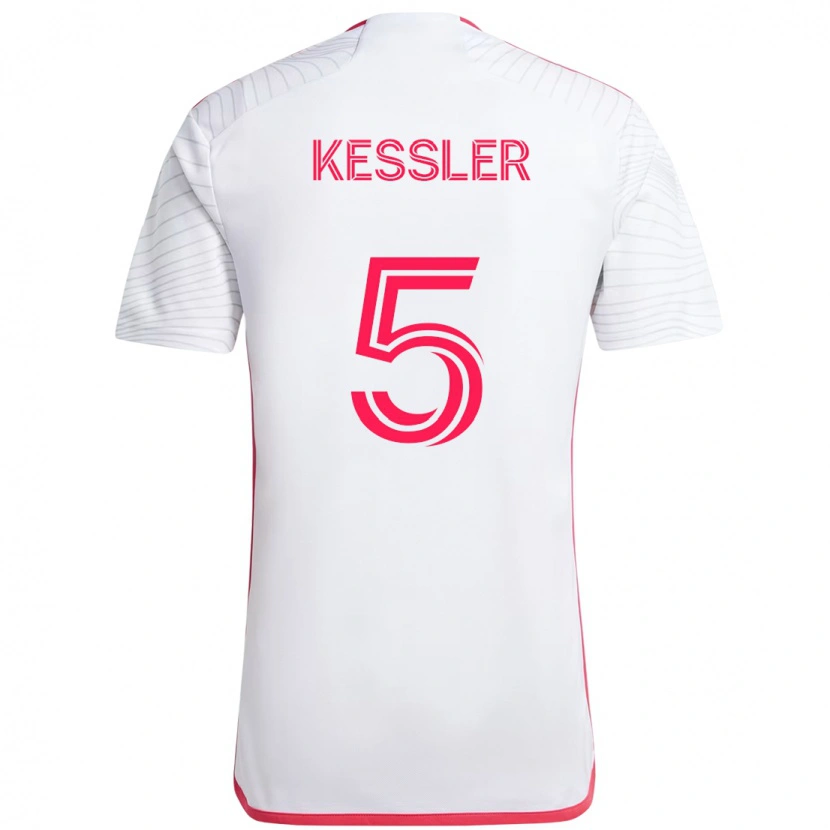 Danxen Homem Camisola Henry Kessler #5 Branco Magenta Alternativa 2025/26 Camisa Brasil