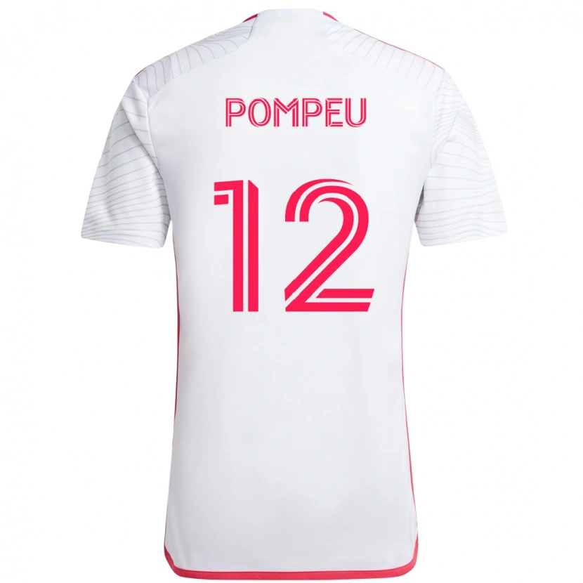 Danxen Homem Camisola Célio Pompeu #12 Branco Magenta Alternativa 2025/26 Camisa Brasil