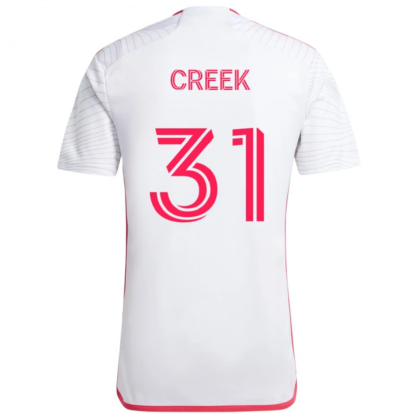 Danxen Homem Camisola Michael Creek #31 Branco Magenta Alternativa 2025/26 Camisa Brasil