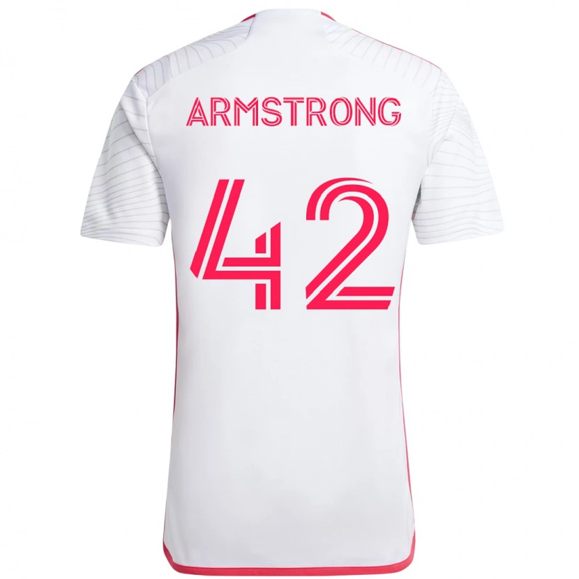 Danxen Homem Camisola Ezra Armstrong #42 Branco Magenta Alternativa 2025/26 Camisa Brasil