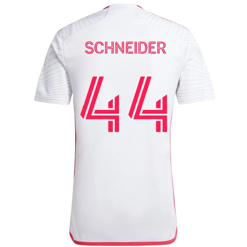 Danxen Homem Camisola Max Schneider #44 Branco Magenta Alternativa 2025/26 Camisa Brasil