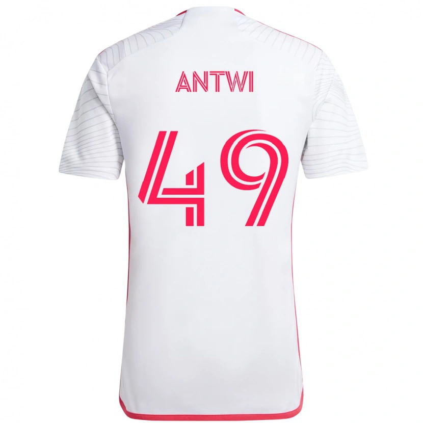 Danxen Homem Camisola Seth Antwi #49 Branco Magenta Alternativa 2025/26 Camisa Brasil
