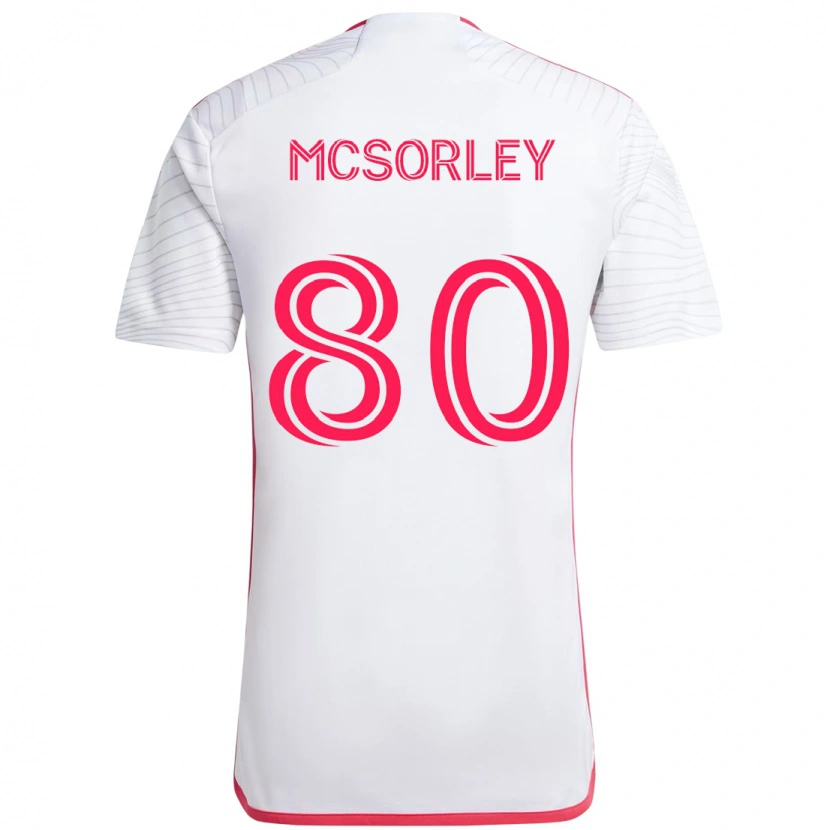 Danxen Homem Camisola Brendan Mcsorley #80 Branco Magenta Alternativa 2025/26 Camisa Brasil