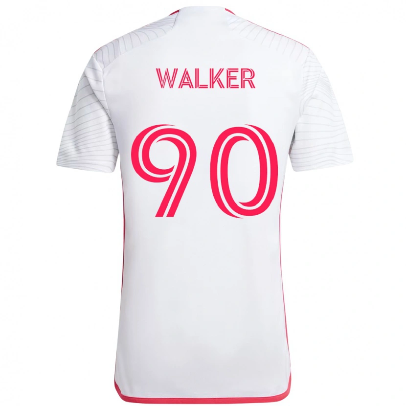 Danxen Homem Camisola Eric Walker #90 Branco Magenta Alternativa 2025/26 Camisa Brasil