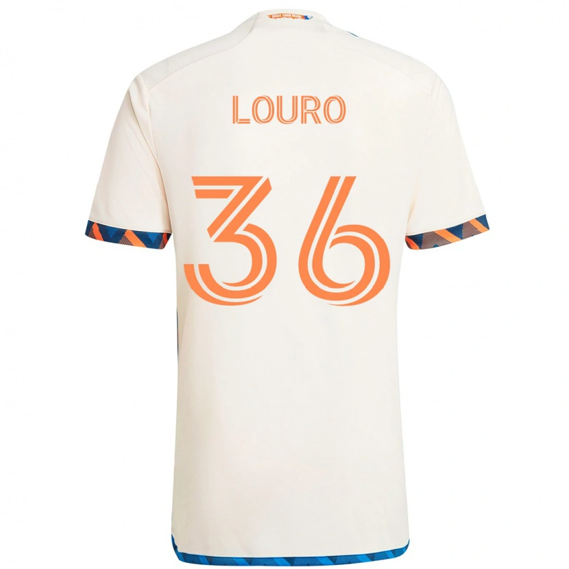 Danxen Homem Camisola Evan Louro #36 Branco Azul Laranja Alternativa 2025/26 Camisa Brasil