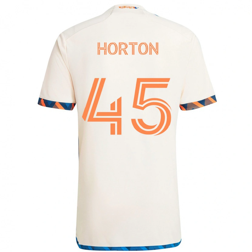 Danxen Homem Camisola Philip Horton #45 Branco Azul Laranja Alternativa 2025/26 Camisa Brasil