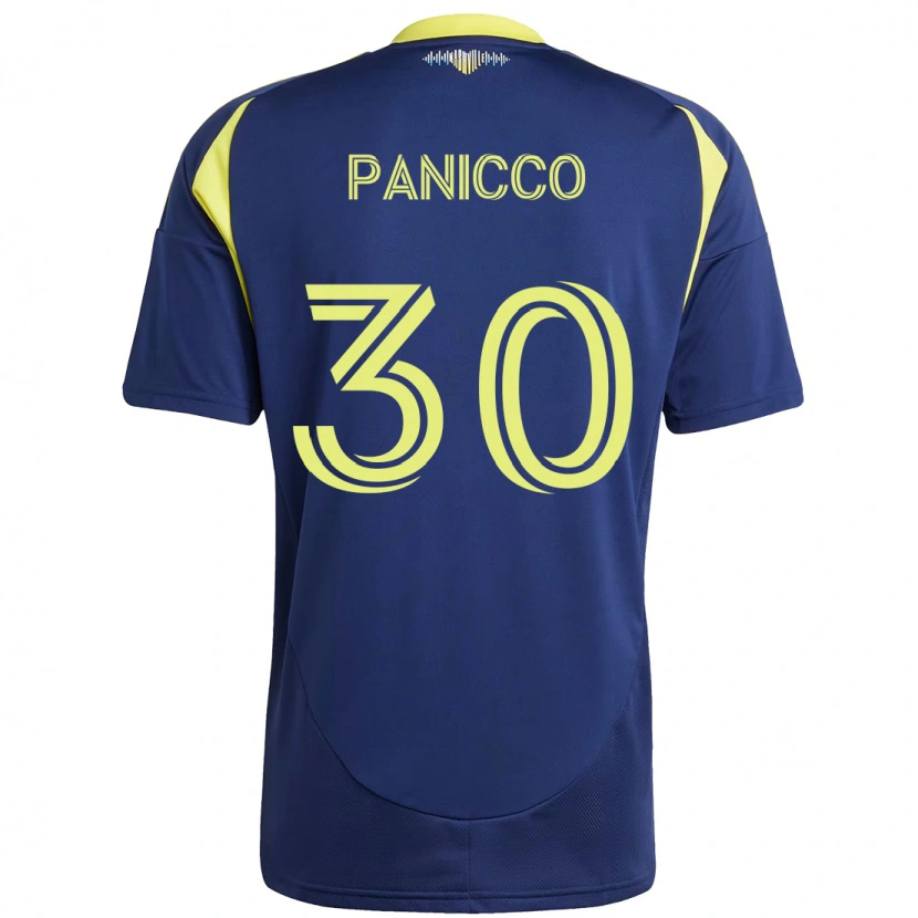 Danxen Homem Camisola Elliot Panicco #30 Azul Marinho Amarelo Alternativa 2025/26 Camisa Brasil