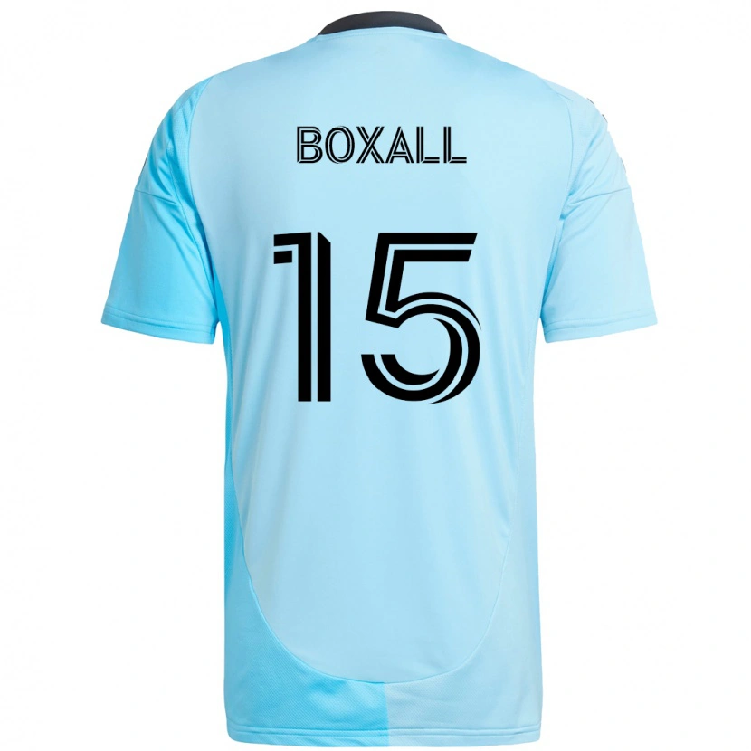 Danxen Homem Camisola Michael Boxall #15 Azul Celeste Alternativa 2025/26 Camisa Brasil