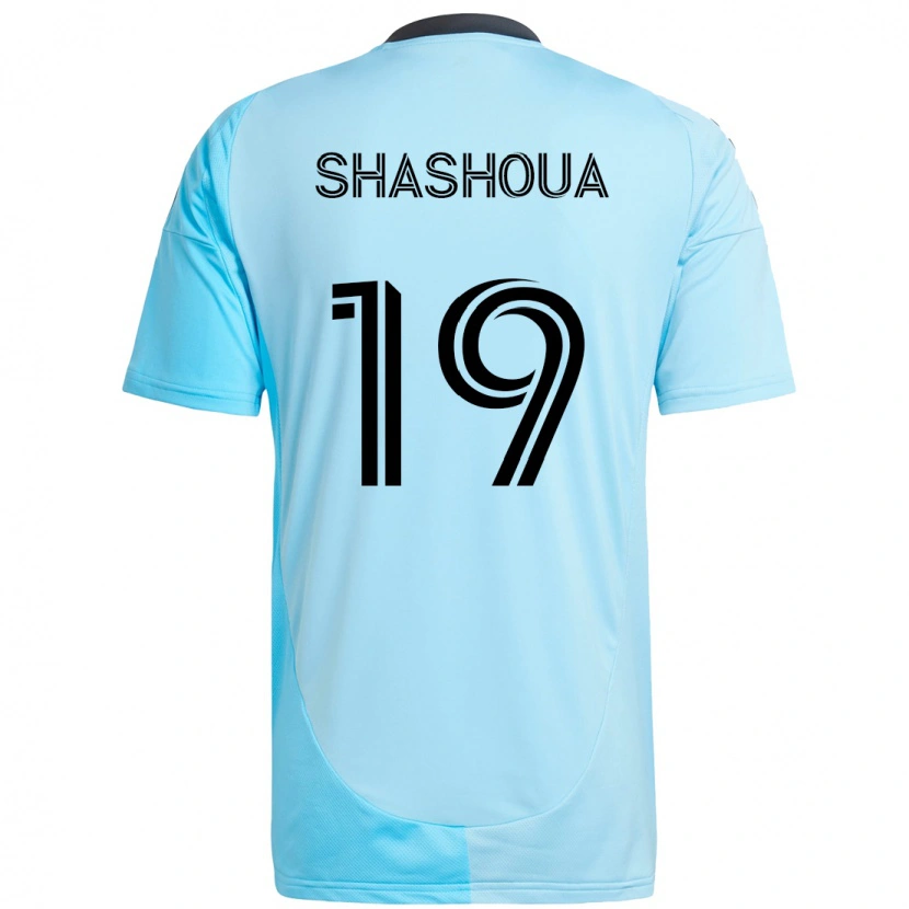 Danxen Homem Camisola Sam Shashoua #19 Azul Celeste Alternativa 2025/26 Camisa Brasil