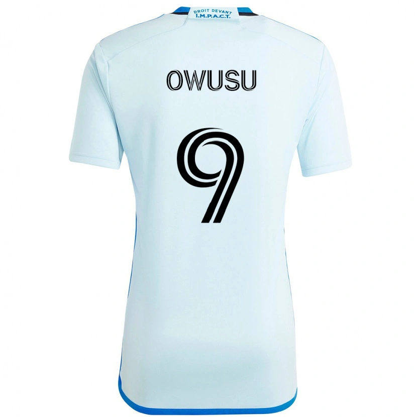 Danxen Homem Camisola Prince Osei Owusu #9 Azul Celeste Azul Escuro Alternativa 2025/26 Camisa Brasil
