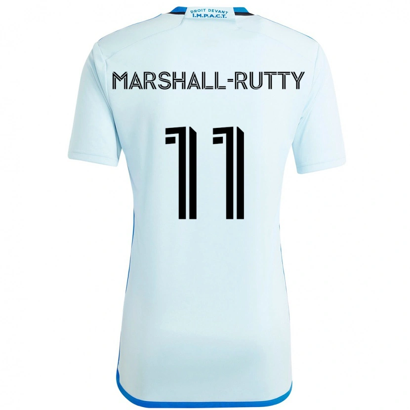 Danxen Homem Camisola Jahkeele Marshall-Rutty #11 Azul Celeste Azul Escuro Alternativa 2025/26 Camisa Brasil