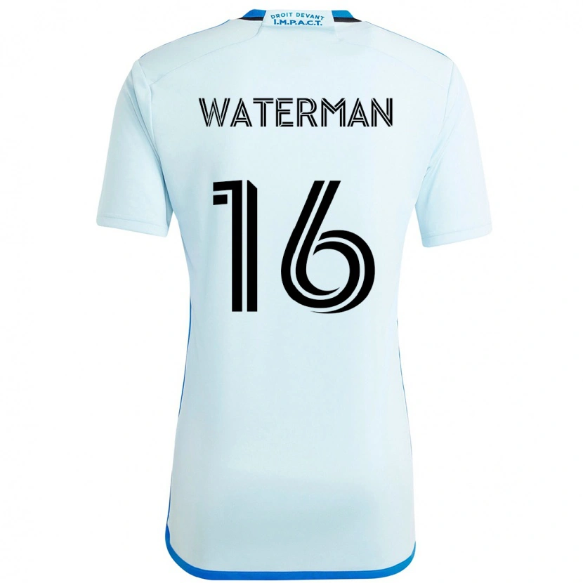 Danxen Homem Camisola Joel Waterman #16 Azul Celeste Azul Escuro Alternativa 2025/26 Camisa Brasil