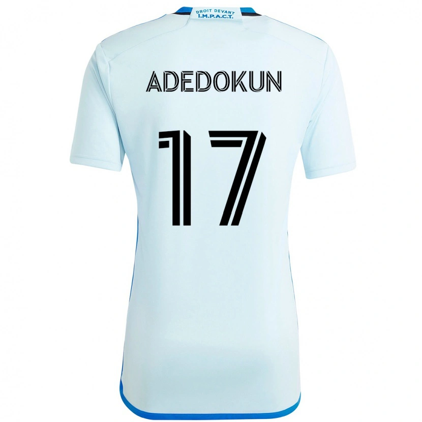 Danxen Homem Camisola Michael Adedokun #17 Azul Celeste Azul Escuro Alternativa 2025/26 Camisa Brasil