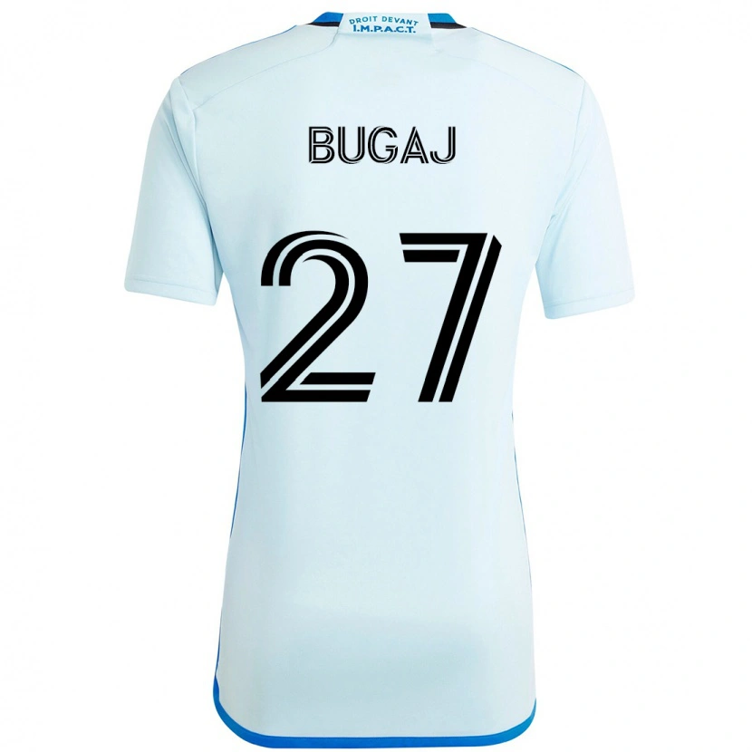 Danxen Homem Camisola Dawid Bugaj #27 Azul Celeste Azul Escuro Alternativa 2025/26 Camisa Brasil