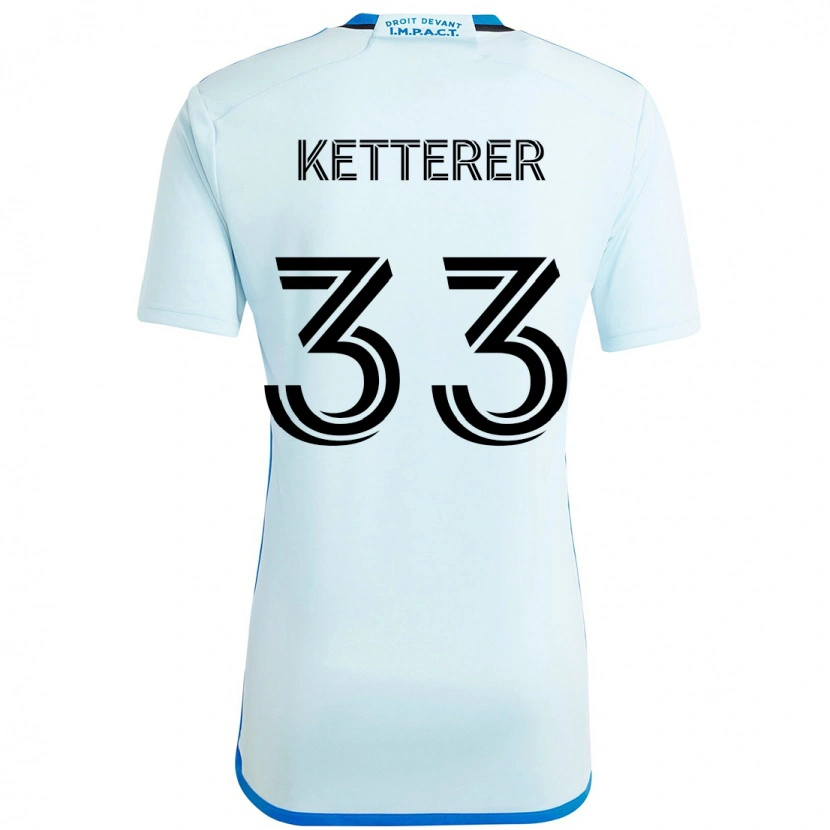 Danxen Homem Camisola Logan Ketterer #33 Azul Celeste Azul Escuro Alternativa 2025/26 Camisa Brasil