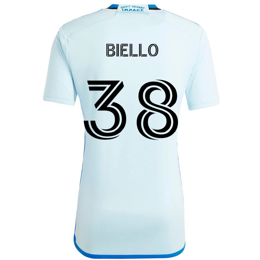 Danxen Homem Camisola Alessandro Biello #38 Azul Celeste Azul Escuro Alternativa 2025/26 Camisa Brasil