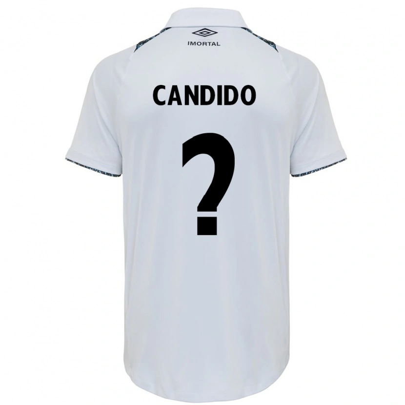 Danxen Homem Camisola Luan Cândido #0 Branco Azul Alternativa 2025/26 Camisa Brasil
