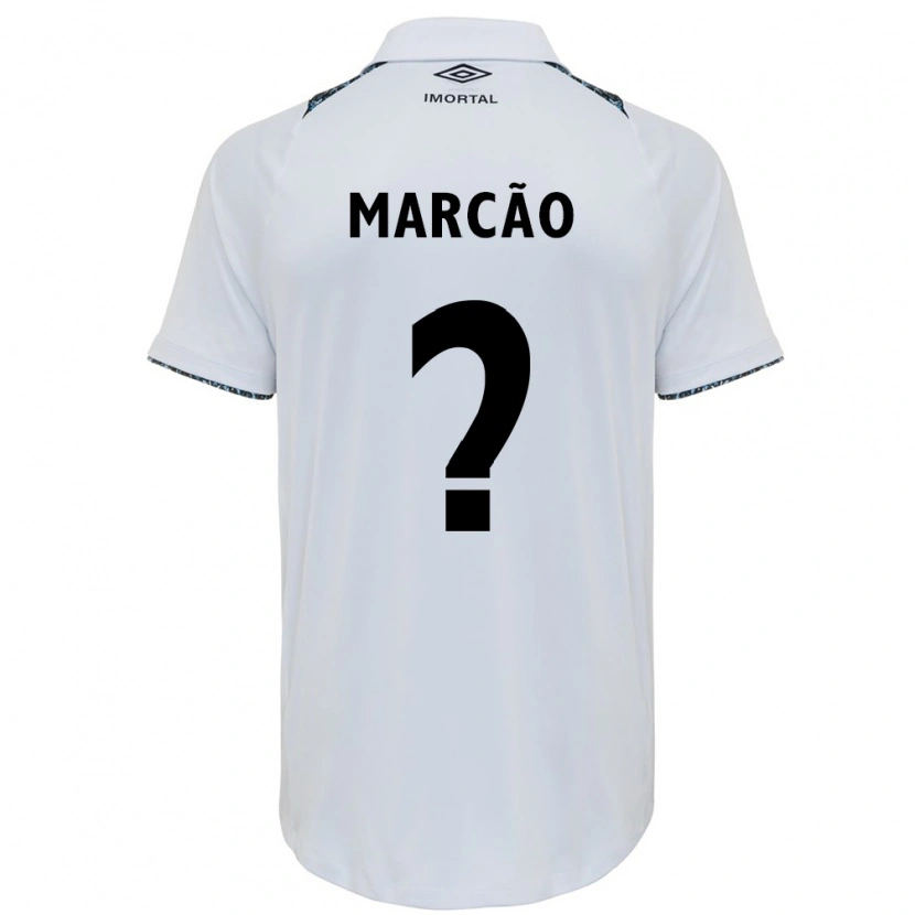 Danxen Homem Camisola Marcão #0 Branco Azul Alternativa 2025/26 Camisa Brasil